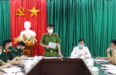 Đảm bảo ANTT phục vụ tốt công tác bầu cử trên địa bàn huyện huyện Vũ Quang